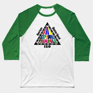 The Exposure Triangle Baseball T-Shirt